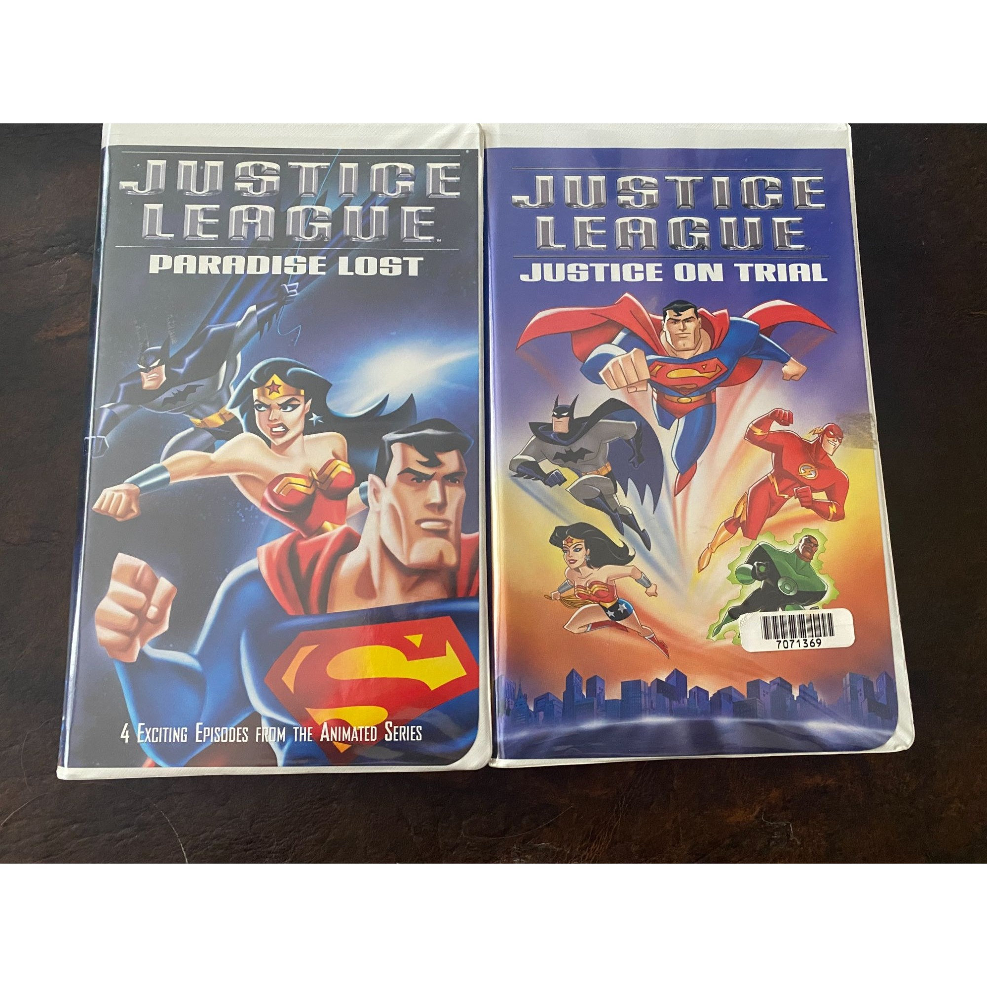 2 Justice League VHS Tapes Paradise Lost and Justice on Trial - Etsy