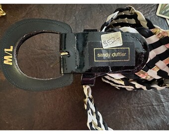 NWT Vintage Sandy Duftler Braided Belt - Etsy display picture 1