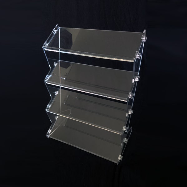 Acrylic Synth Stand Type1 4Tier for Korg Volca/Roland Boutique/Moog Mother, DFAM/Behringer Model D, K2, Pro One, Neutron/Other synths