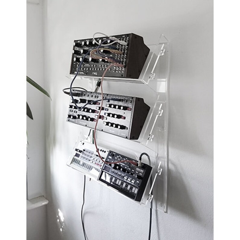 Acrylic Synth Wall Rack Type1 3Tier for Volca/Roland Etsy