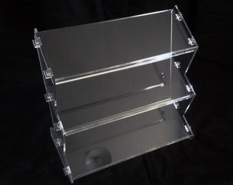 Acrylic Synth Stand Type1 3Tier for Korg Volca/Roland Boutique/Moog Mother, DFAM/Behringer Model D, K2, Pro One, Neutron/Other synths