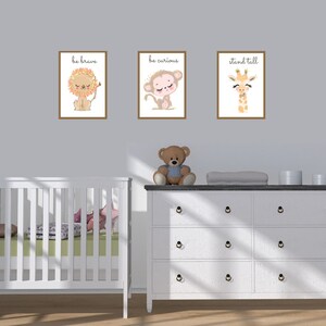 Safari Baby Animals Printable Set of 3, Instant Download,printable ...