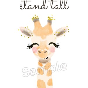 Safari Baby Animals Printable Set of 4, Instant Download,printable ...