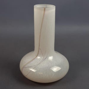 Kosta Boda Glass Vase, Bertil Vallien 1970s Design, Vintage Scandinavian, Modernist Signed Glass