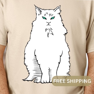 Curmudgeon Cat Unisex T-Shirt, Funny Cat Shirt, Cat Lover Gift, Animal Graphic Tee, Pet Owner Clothing