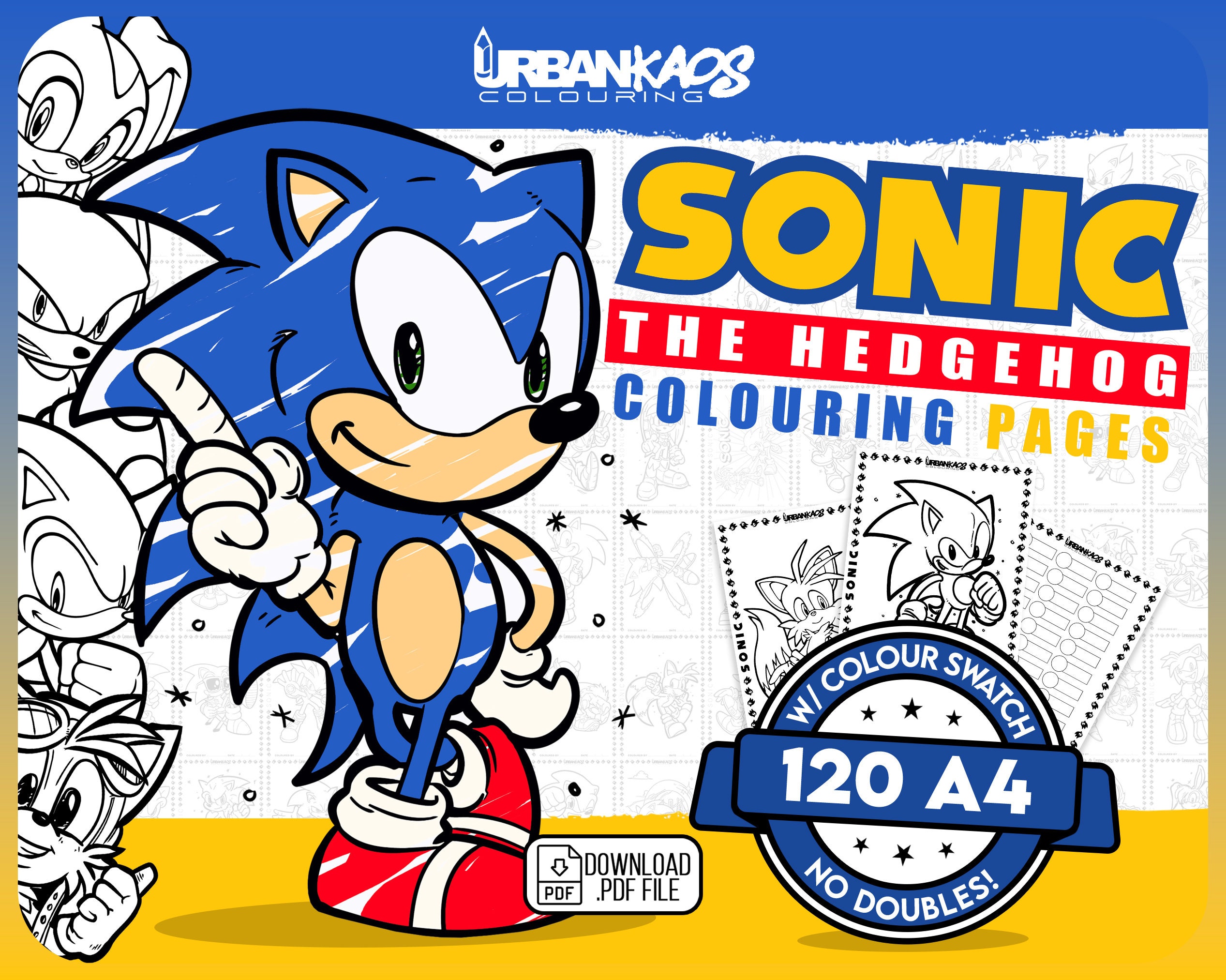 Sonic the Hedgehog coloring page - Drawing 1  Hedgehog colors, Mermaid  coloring pages, Super mario coloring pages