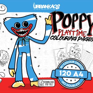 Poppy Playtime Chapter 1 & 2 Coloring Book: Poppy Playtime  Chapter 1 & 2 Coloring Book With Over 100 Beautiful Coloring Pages For  Everyone Who Loves  - Helps To Reduce