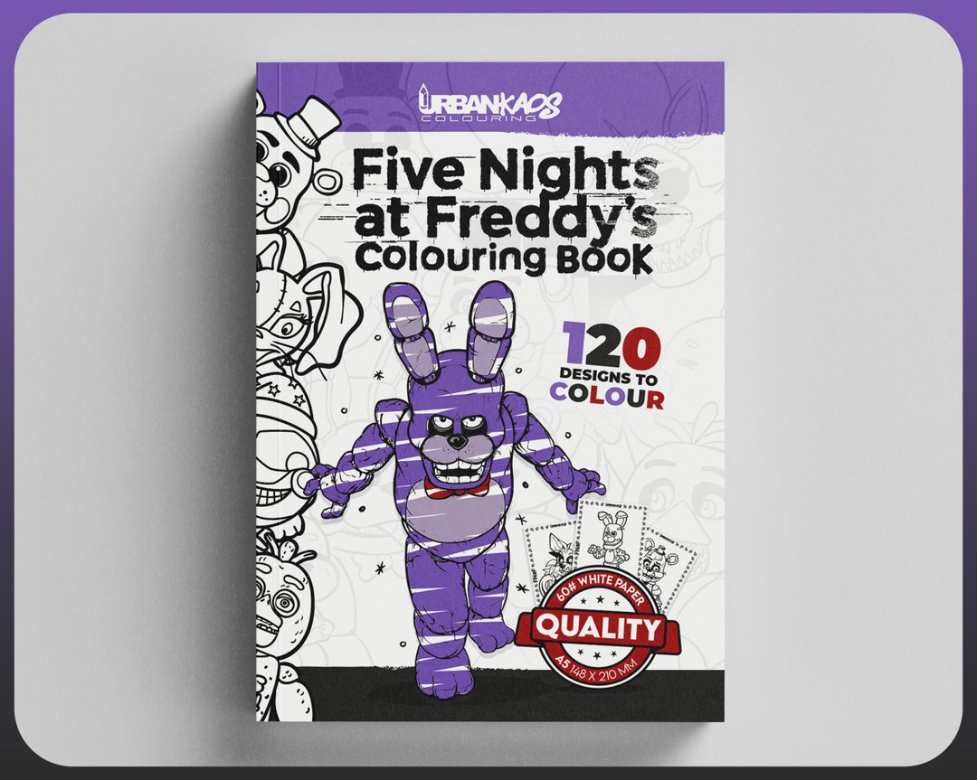 Five Nights at Freddy's Print-on-demand A5 Colouring - Etsy