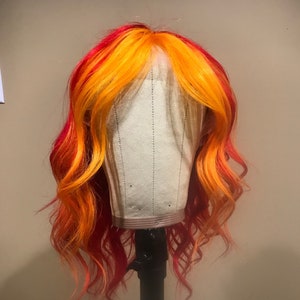 Fire Red Human Hair 