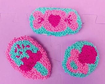 Kawaii Hair Clips Candy Set, Pink Blue Cute Pastel Hair Accessories