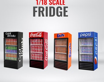 1-18 Scale / Handmade/ Miniature Coca Cola/ Fanta/ Pepsi/ Ice Cold/ Cola Cans / Model Kit / Diorama Accessories / Action Figure / Dollhouse
