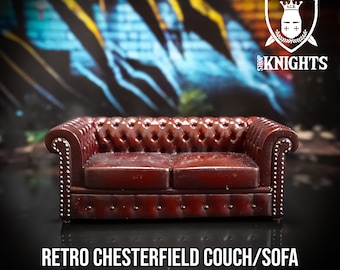 1-18 Scale miniature/ Retro Chesterfield Couch/ Sofa/ Dollhouse/ Action Figure/ Diorama