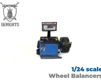 1:24 Scale / Wheel Balancers / Tire Balancers / Diorama Accessory / Diorama Accessories / Handmade / Hand Paint / 3D Print / Car Workshop