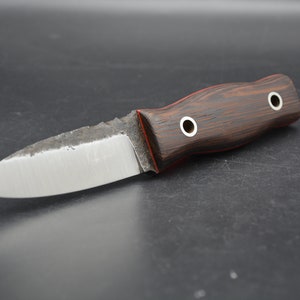 Handcrafted Full Tang Sgian Dubh/ Forged O1 Tool Steel Blade / Wenge handle