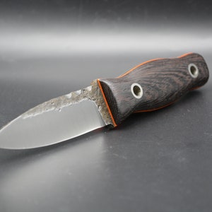 Handcrafted Full Tang Sgian Dubh/ Forged O1 Tool Steel Blade / Wenge handle
