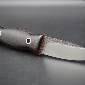 Handcrafted Full Tang Sgian Dubh/ Forged O1 Tool Steel Blade / Bog Oak handle