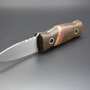 Handcrafted Full Tang Sgian Dubh/ O1 Tool Steel Blade / Bog Oak handle handle