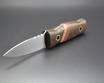 Handcrafted Full Tang Sgian Dubh/ O1 Tool Steel Blade / Bog Oak handle handle