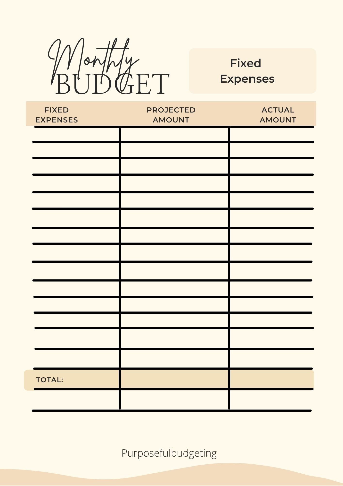 Monthly Budget Printable #39 s Digital Download Etsy Monthly Budget Printable #39 s Digital Download Etsy