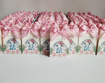 Baby shower sugared almonds holder, New born guest gifts, do it you Baptism favors