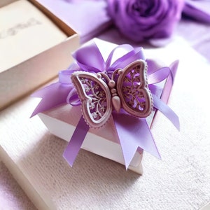 Wedding favors-Wisteria ceramic butterflies