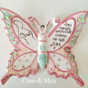 Maxi Butterfly in ceramic 30x30 cm.