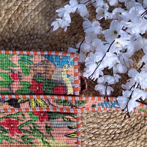 Frida Kahlo Inspired Cotton Quilted Bag