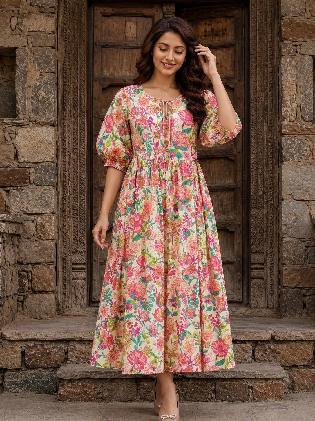 light cotton dresses for older ladies Knee-Length Summer Dresses For Women Over 50