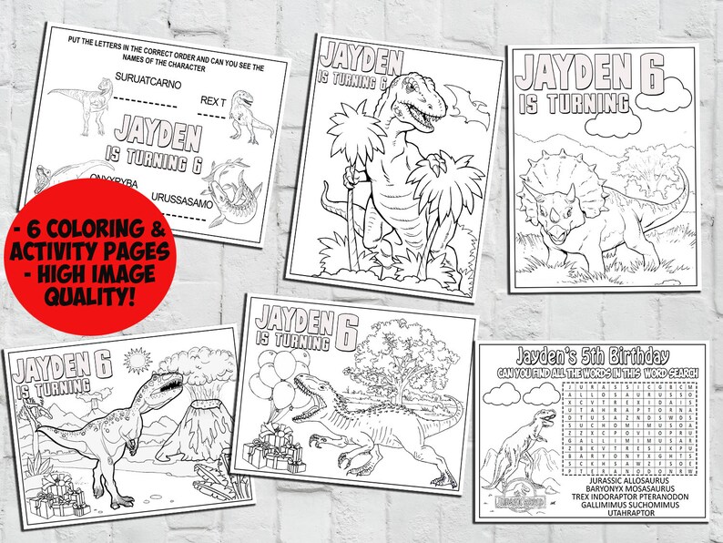 7800 Jurassic World Coloring And Activity Book HD