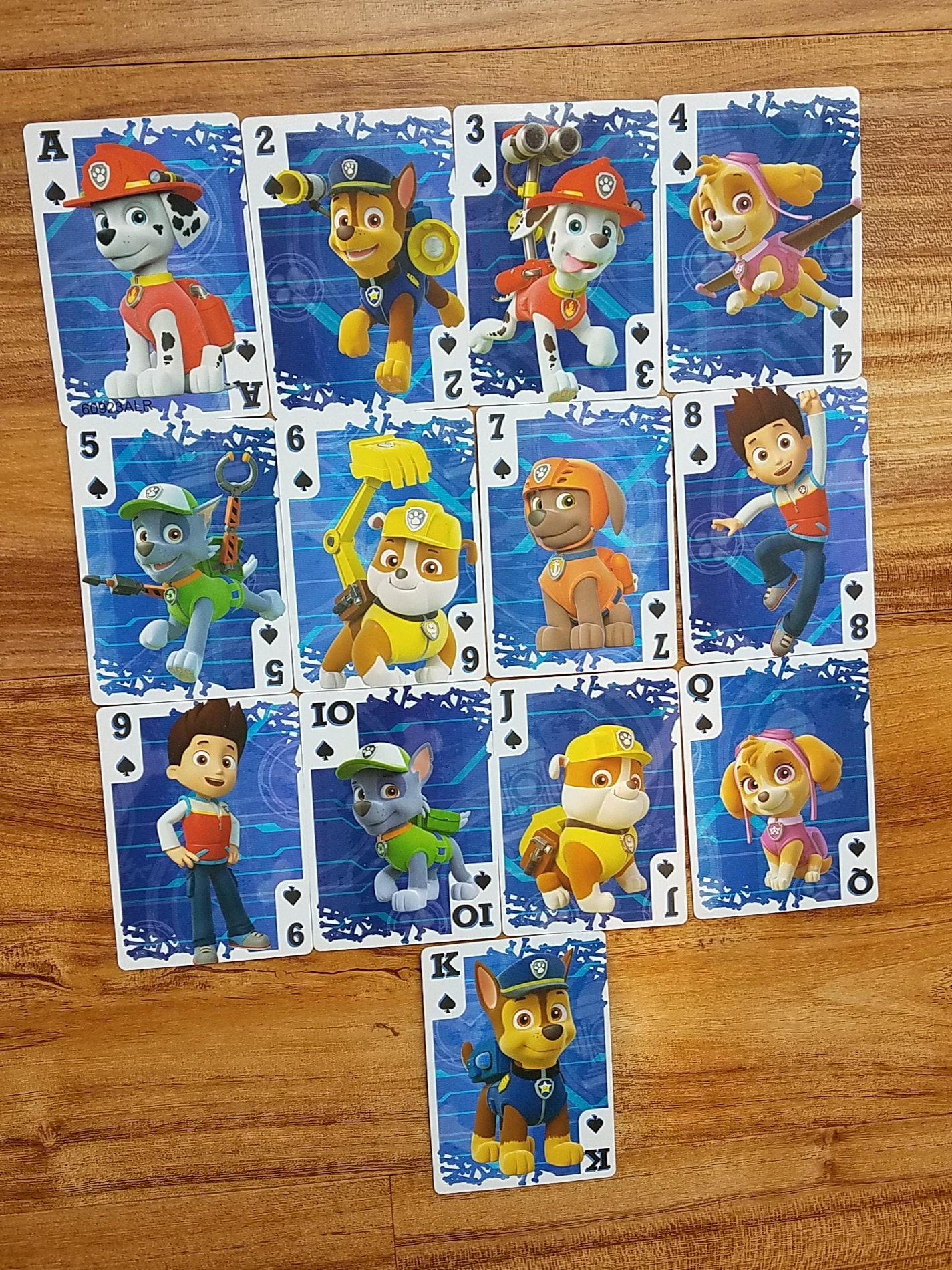 Set of 13 Paw Patrol standard size playing cards for junk Etsy