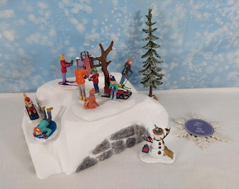 STYROFOAM Christmas Snow  Caddington Alpine Village Display Platform for Lemax / Department 56 *Level Up with Minimalism* Hill- 041