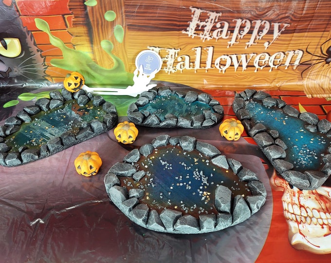 Halloween Village Display Platform Base for Lemax Spooky Town