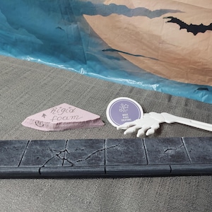 Halloween Village Display Platform for Lemax / Department 56 / Dickens - sidewalk - Trick or treat lane - Add to your platforms *