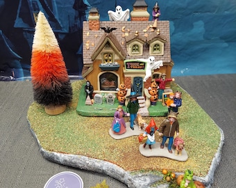 STYROFOAM Village Display Platform Halloween / Fall for Lemax / Department 56 Spooky town - 034