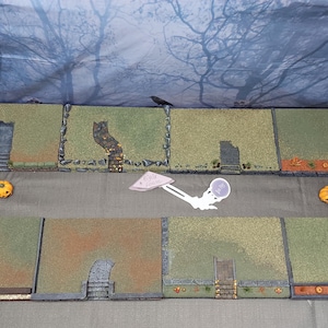HALLOWEEN Fall Village Display Platform Spooky town for Lemax / Department 56 / Dickens * CHOOSE your favorite * -04
