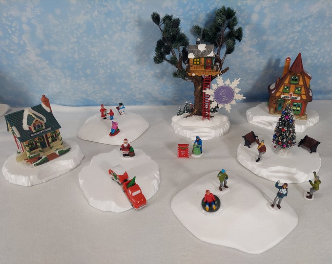 Styrofoam Base For Christmas Village 