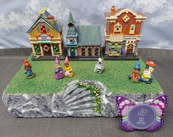STYROFOAM Village Display Platform Spring Summer Easter Valentines for Lemax / Department 56 - 010
