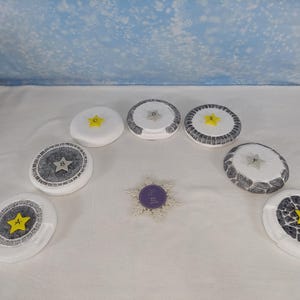 STYROFOAM Christmas Snow Round Base for Christmas Tree Village Display Platform for Lemax / Department 56 / Dickens * CHOOSE * -022