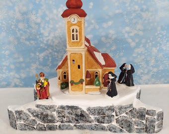 STYROFOAM Christmas Snow  Caddington Alpine Village Display Platform for Lemax / Department 56 *Level Up with Minimalism* ONE piece- 050
