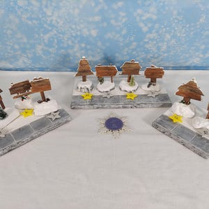 Christmas Village Display Choose & Customize your favorite SIGN for Snow Village Lemax / Department 56