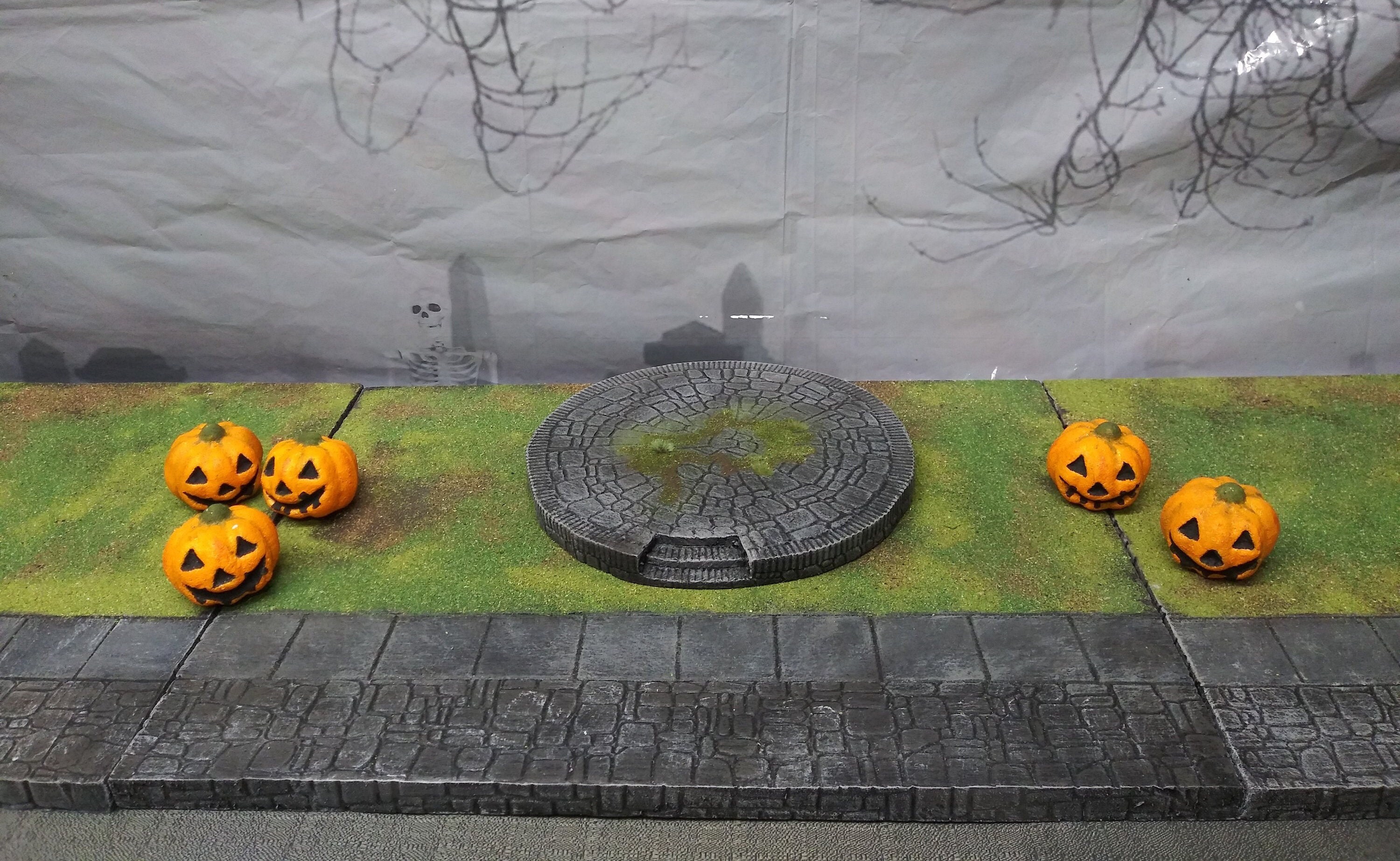 Halloween Village Display Platform Base voor Lemax Spooky Town Etsy