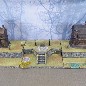 Halloween Fall Village Display Platform for Lemax / Department 56 / Dickens *** SET *** CHOOSE your favorite *Level Up with Minimalism* -01