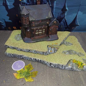 Platforma wystawowa STYROFOAM Village na Halloween / Jesień dla Lemax / Dział 56 / Dickens - 010 - ZESTAW x 2 sztuki