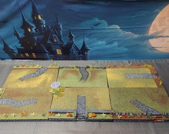 HALLOWEEN Fall Village Display Platform Spooky town for Lemax / Department 56 / Dickens * CHOOSE your favorite * -04