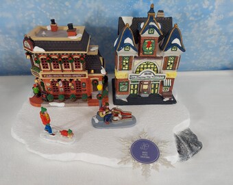 Plate-forme de présentation de Noël en mousse de polystyrène Village des neiges des Alpes de Caddington pour Lemax / Department 56 *Passez au niveau supérieur avec le minimalisme* - 028