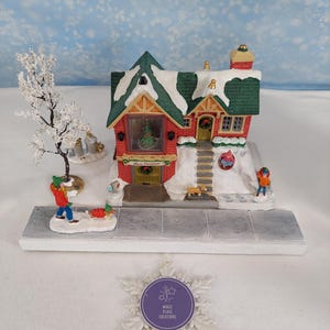 Plataforma de exposição da vila de Natal para Lemax / Departamento 56 / Dickens - calçada - UMA peça-