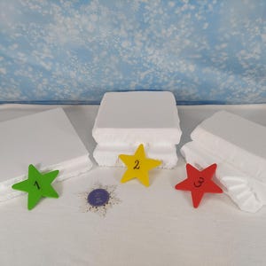 Styrofoam Christmas Village Display Platform: Snow Slope for Lemax/Dept 56