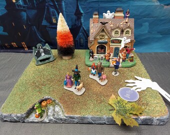 STYROFOAM Village Display Platform Halloween / Fall for Lemax / Department 56 Spooky town - 020