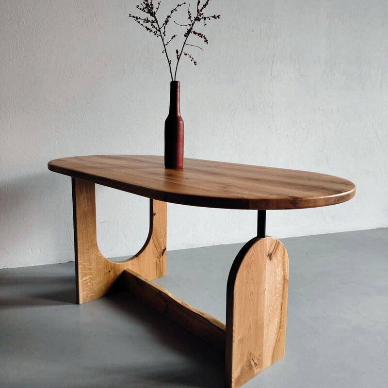 Oval Dining Table Wood - Etsy