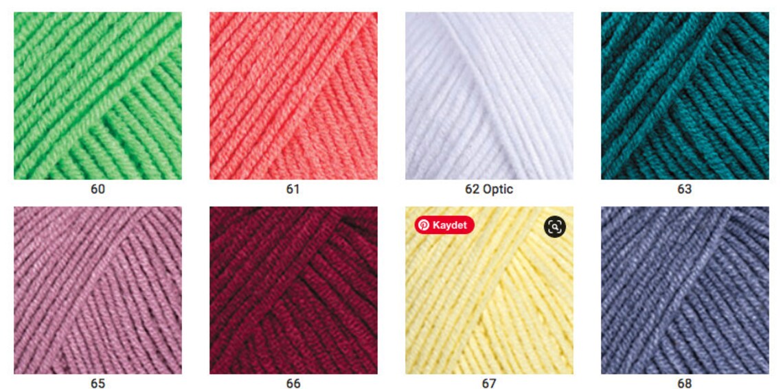 Garen ArtYarnArt Jeans Garen, Amigurumi Katoenen Garen, Katoenen Garen Haken, Breigaren, amigurumi Katoenen Garen, Turks garen, 55% Katoen - 45% PAC (Poliacryl) Kleur (47